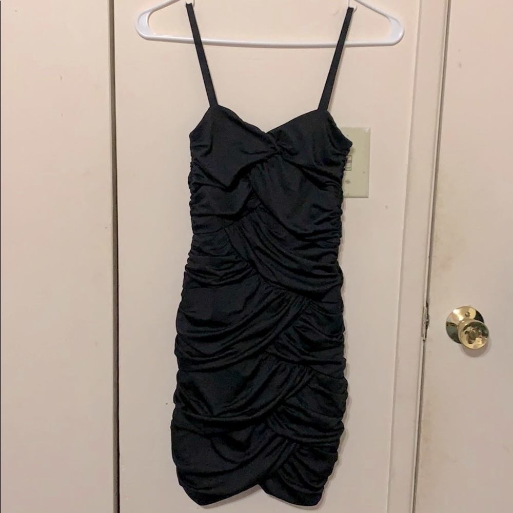H&M Black Mini Bodycon Dress size XS